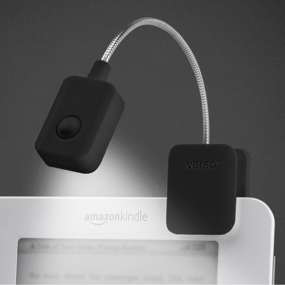 Verso Black Clip-On Reading Light